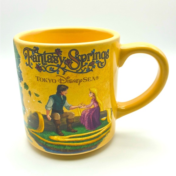 Japan Tokyo Disney Resort Fantasy Springs Souvenir Mug Rapunzel Frozen Peter Pan - Picture 1 of 7